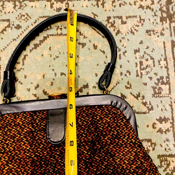 1960’s Vintage Tweed Mid Century Shoulder Bag - Picture 7 of 9